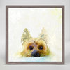 "Best Friend - Yorkie" Mini Framed Canvas by Cathy Walters