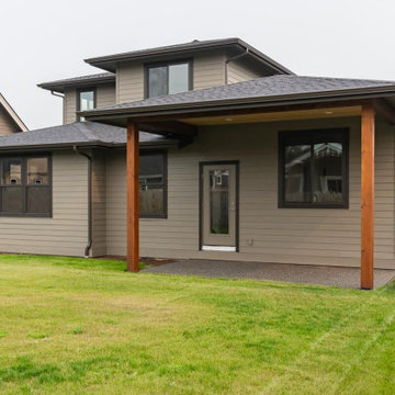 Siding Installation - James Hardie Lap Siding in Khaki Brown