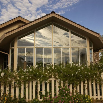 Sunroom and patio enclosures with vaulted ceilings