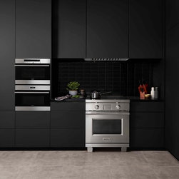 Matte Black Kitchen with FENIX NTM - Kitchen Cabinetry