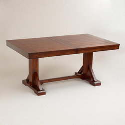 Mahogany Verona Trestle Table - Dining Tables