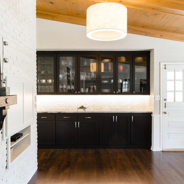 Transitional White Kitchen in District 66 Omaha NE
