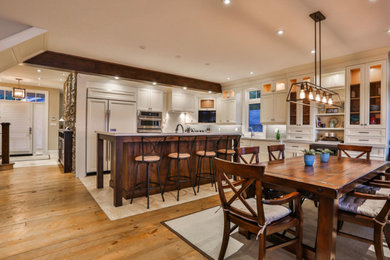 Mountain style home design photo in Toronto
