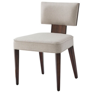 Art Deco Walnut Side Chair