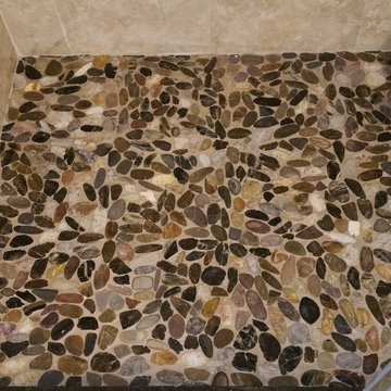 Pebble stone Shower