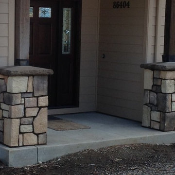 Cultured Stone Pillars