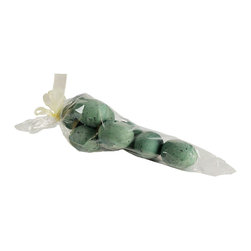 Shea's Wildflower - Large Robin Eggs With Cream Ribbon In Display Bag, 8 Pieces - Wreaths And Garlands