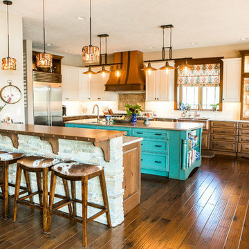 Beautiful Tri-color Kitchen