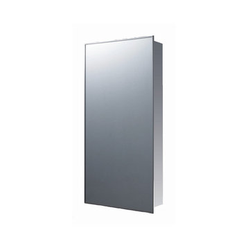 Stainless Steel Series Medicine Cabinet, 16"x26", Surface Mounted