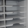 Mailroom Marvel 60 Adjustable Slot Literature Organizer With Cabinet