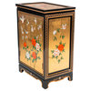 Gold Lacquer Shoe Cabinet Birds and Flowers