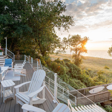 New Buffalo Lake House Exterior, Deck, and Outdoor Shower