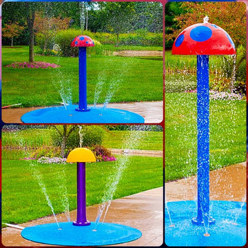 Portable Splash Pad for your backyard