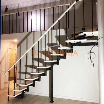 Стильная модульная лестница в квартиру