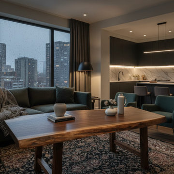 Customizable Live Edge Black Walnut Coffee Tables, Made-To-Order