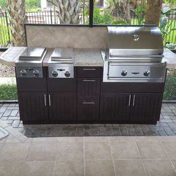 After: New polymer cabinets and appliances