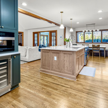 Chef's Kitchen with High End Appliances & Built-in Espresso Maker