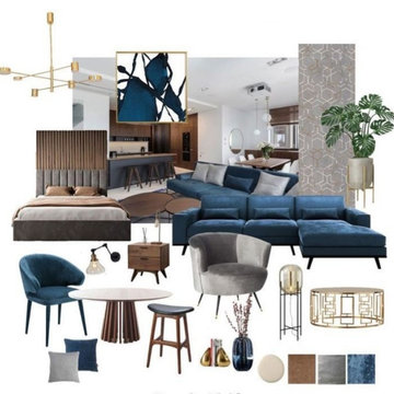 Complete set of decorating objects