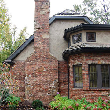 Brick and Stone House in Ladue, MO