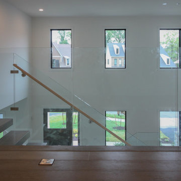 Project #80 | Mono-Beam Staircase with Glass Panels
