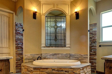 Example of a mountain style bathroom design in Other