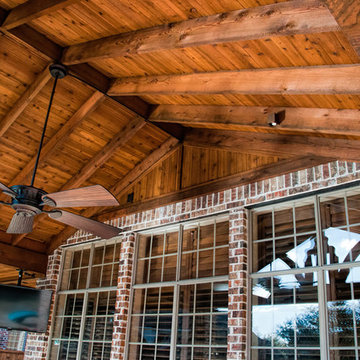 Covered Patio Underside Finish Out