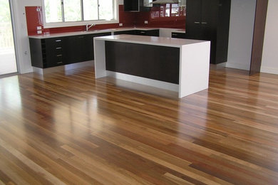 Medium brown Timber Flooring