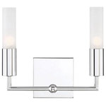 Savoy House - Savoy House 8-2172-2-11 Deacon - 2 Light Bath Bar - Looking to inject some modern style into your bathDeacon 2 Light Bath  Polished Chrome FrosUL: Suitable for damp locations Energy Star Qualified: n/a ADA Certified: n/a  *Number of Lights: 2-*Wattage:60w G9 bulb(s) *Bulb Included:Yes *Bulb Type:G9 *Finish Type:Polished Chrome