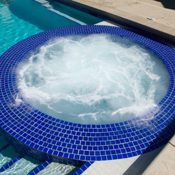 Intense Blue Pool and Spa