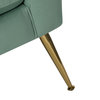 Upholstered Accent Armchair With Tufted Back, Sage