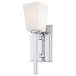 Minka Lavery - Minka Lavery 6540-77 City Square - One Light Wall Sconce - Mounting Direction: UpShade Included: TRUE* Number of Bulbs: 1*Wattage: 100W* BulbType: A19 Medium Base* Bulb Included: No