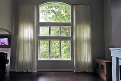 Inspiration for a timeless living room remodel in Other