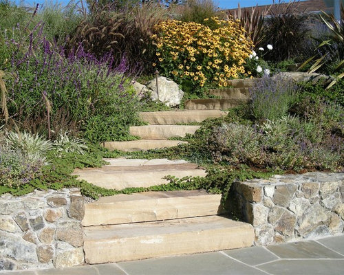 Stone Slab Steps | Houzz