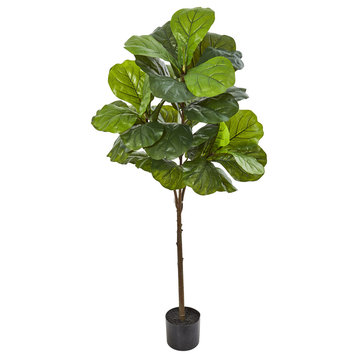54" Fiddle Leaf Artificial Tree, Real Touch