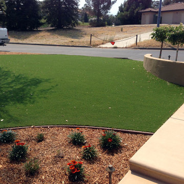 Artificial grass installation in Northern California 10
