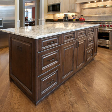 Spacious Kitchen Island