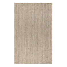 Pata Hand Woven Chunky Jute Light Ivory 4' x 6' Area Rug