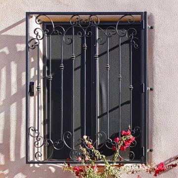 Hinged Iron Window Guard