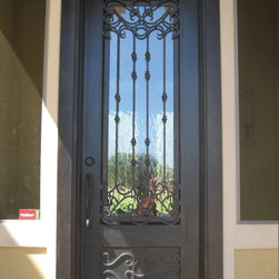 Barcelona Wrought Iron Door - Front Doors