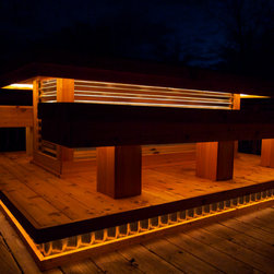 Backlit Outdoor Bench - Outdoor Benches