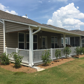 Elegant Patio Cover with Integrated Lighting – North Charleston, SC