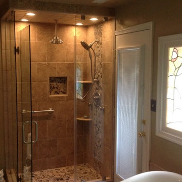 River Rock Master Shower