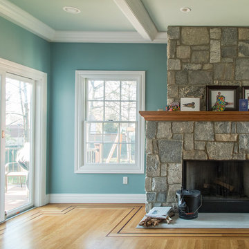 Custom White Oak Mantel