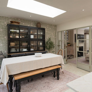 Our Brand New OB-36⁺ Soho Bifold paired with our OI-30 Internal Door