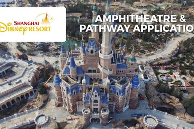 Shanghai Disney Ampitheatre and Pathway Application