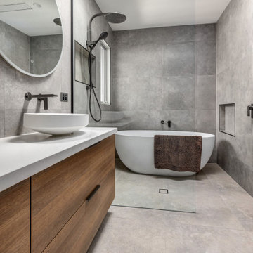 Modern luxurious bathroom renovation