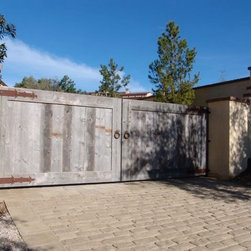Southwestern Driveway Gate - Western - Home Fencing And Gates