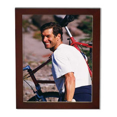 Frames by Mail Five Square Opening Collage Frame for 4 x 6 Photo Mahogany