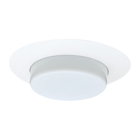 NICOR 6 inch White Recessed Lexan Shower Trim