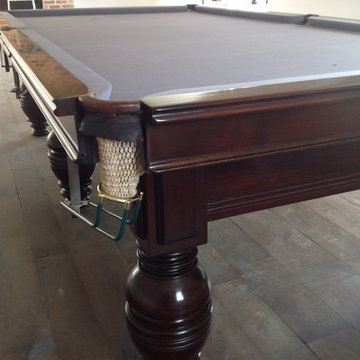 9ft Antique snooker table by Jelks